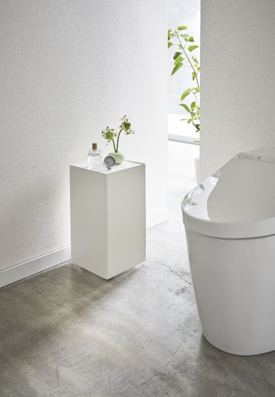 Carrello salvaspazio con ruote per bagno